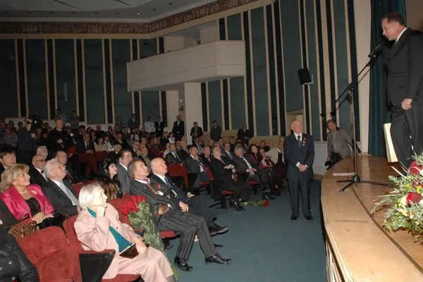 Выступление ректора Московской консерватории А. С. Соколова.

