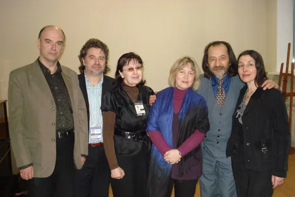 После мастер-класса в Санкт-Петербурге. Март 2009 г.
