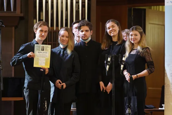 Диплом финалиста: Gran Quintet (Е. Садовникова, Е. Ильиченко, П. Остапенко, М. Гранов, Л. Журавский).