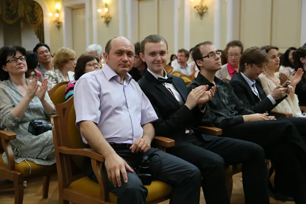 Торжественная церемония вручения дипломов 144-му выпуску Московской государственной консерватории им. П.И. Чайковского.