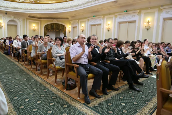 Торжественная церемония вручения дипломов 144-му выпуску Московской государственной консерватории им. П.И. Чайковского.