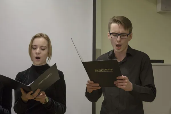 Выступление ансамбля Камерного хора Московской консерватории на конференции Musica theorica-XXII
