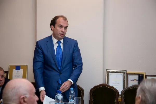 Выступает Президент группы компаний «Олимпик Сити» Семеняченко Алексей Викторович.