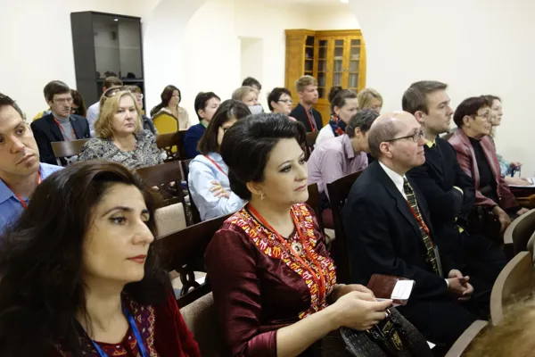 В фойе Малого зала консерватории состоялось открытие Международной научной конференции к 150-летию Московской консерватории «Школы и направления в музыкальной науке, исполнительском и композиторском творчестве» в рамках Второго конгресса Общества теории музыки.
