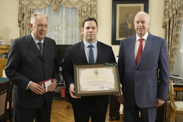 На вручении наград Следственного комитета РФ