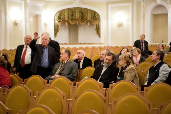 Members of the Academic Board Visit the Reconstructed Premises of the Great Hall