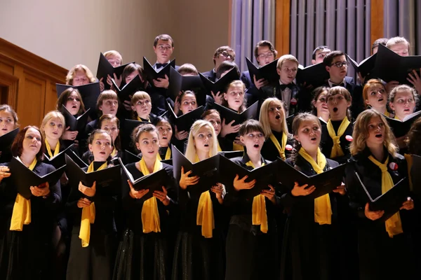 The National Youth Choir before Their Final Concert at the Great Hall