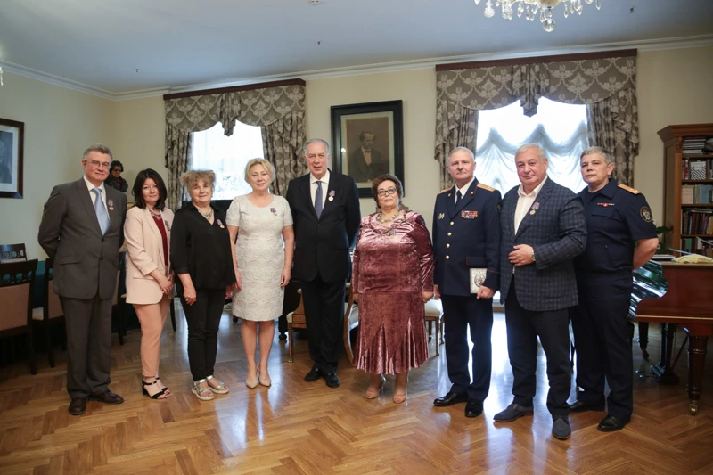 Вручение памятных медалей «75 лет Победы»